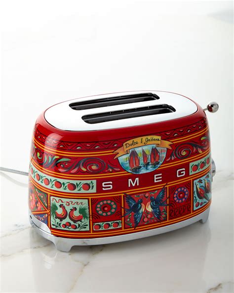 toaster dolce gabbana price|dolce and gabbana smeg toaster.